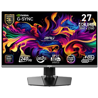 MPG 272URX QD-OLED mpg 272urx qd oled gorsel 1