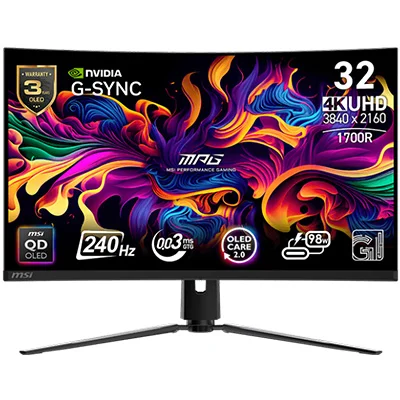 MPG 321CURX QD-OLED mpg 321curx qd oled gorsel 1