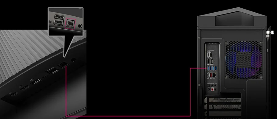 MPG 321CURX QD-OLED mpg 321curx qd oled usb hub