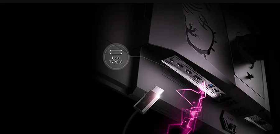 MPG 321URX QD-OLED mpg 321urx qd oled type c portu