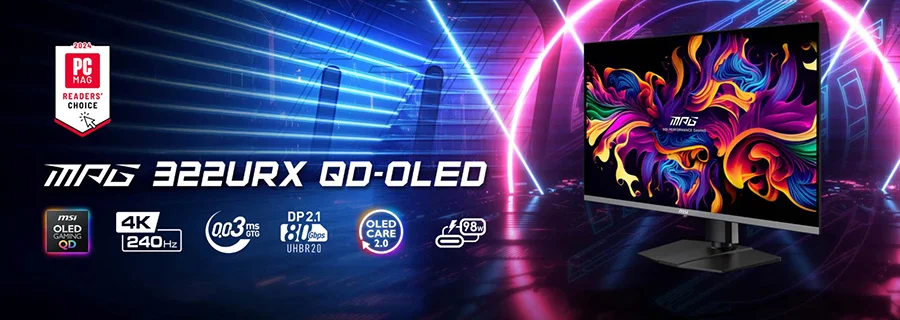 MPG 322URX QD-OLED mpg 322urx qd oled gorsel 2