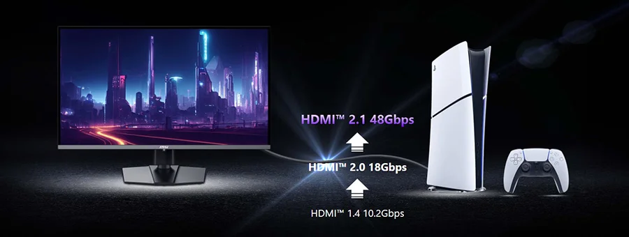 MPG 322URX QD-OLED mpg 322urx qd oled konsol modu hdmi 2 1