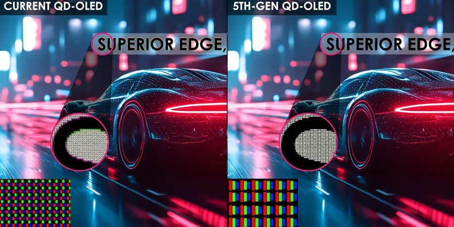 MPG 341CQR QD-OLED X36 mpg 341cqr qd oled x36 her seyi gorun her oyunu kazanin renk dagilmasini onler