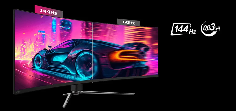 MPG 491CQP QD-OLED mpg 491cqp qd oled 144hz tazeleme orani 0 03ms tepki suresi