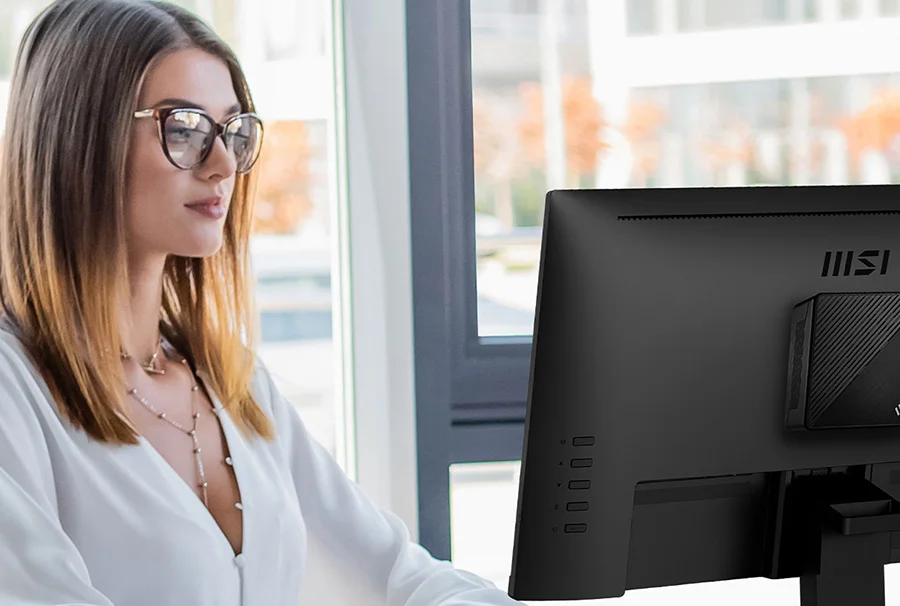pro mp223 daha duzenli daha verimli vesa montaj destegine sahip bir all in one pc