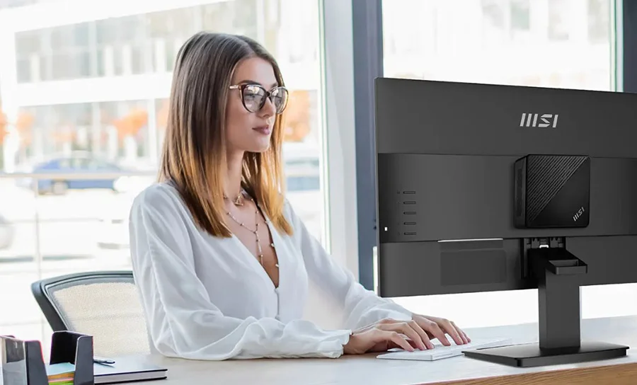 pro mp2412 daha duzenli daha verimli vesa montaj destegine sahip bir all in one pc