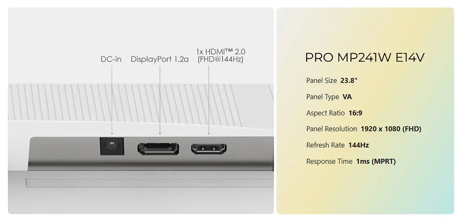 pro mp241w e14v gorsel 17