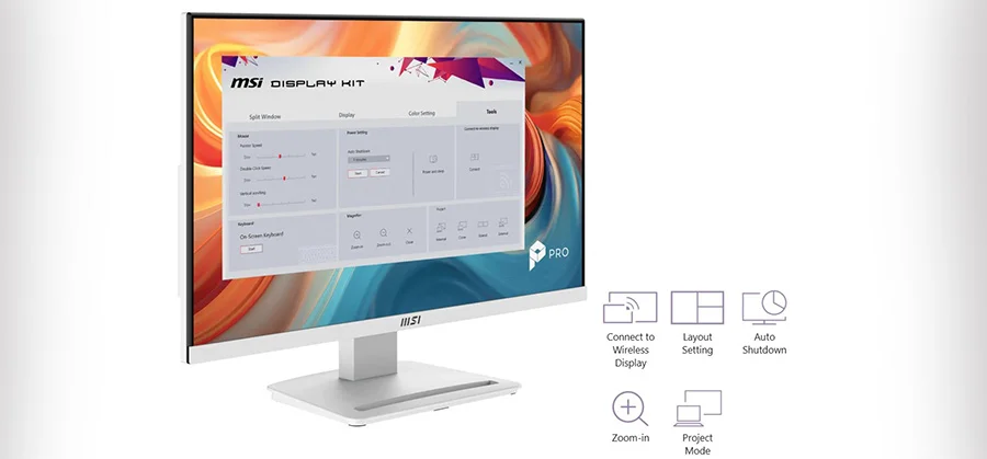 pro mp241w e14v sadelik parmak uclarinizda display kit app
