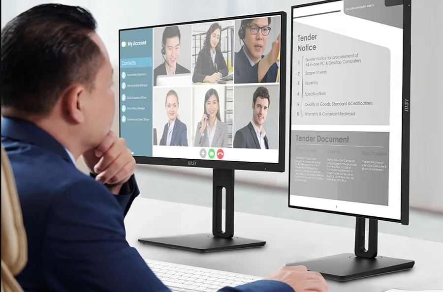 pro mp242ap cift ekran multitasking sorun degil