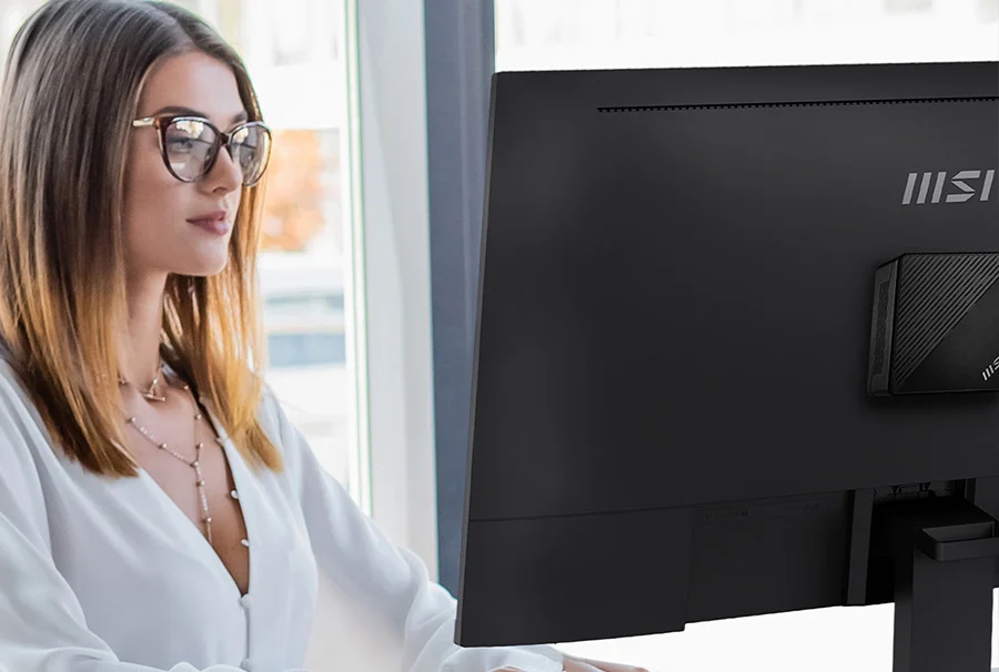 pro mp273a daha duzenli daha verimli vesa montaj destegine sahip bir all in one pc