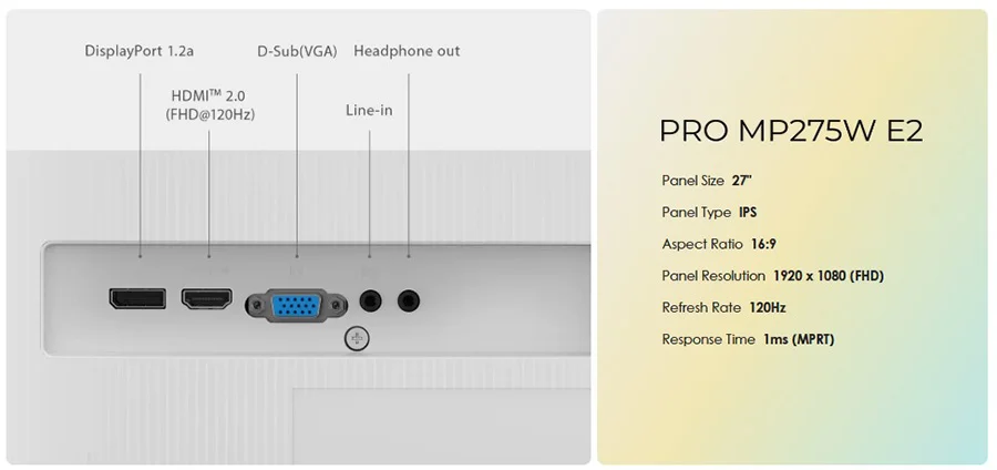 pro mp275w e2 gorsel 17