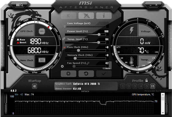 GeForce RTX 3060 Ti AERO ITX Afterburner