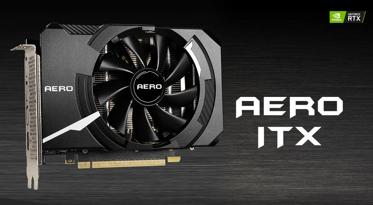 GeForce RTX 3060 Ti AERO ITX GeForce RTX 3060 Ti AERO ITX