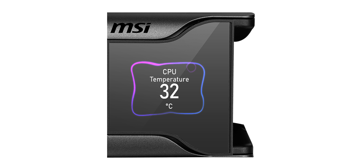 MEG CORELIQUID S360 2.4? CUSTOMIZABLE IPS DISPLAY