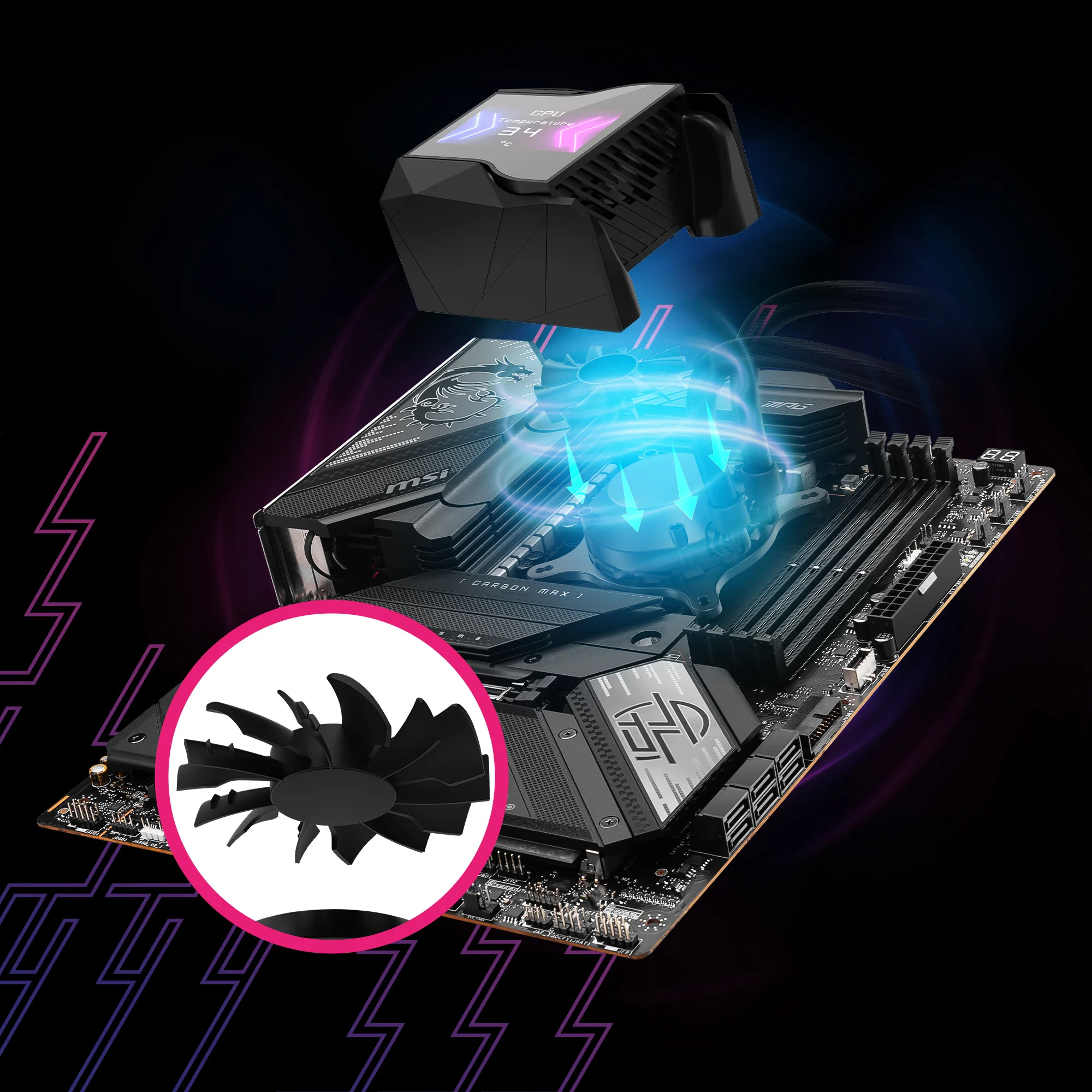 Document 60 mm VRM Fan Pompalar ve IPS panel aras�na gizlenmi� olan ve a�a�� �flemeli 60m