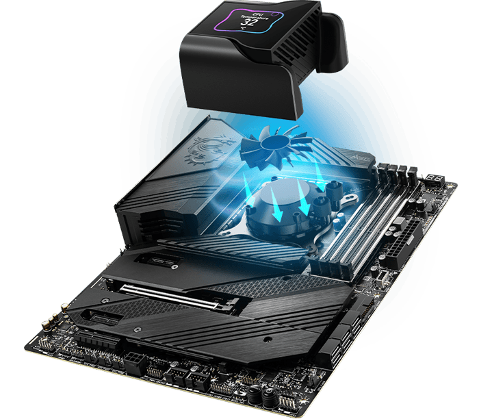 MEG CORELIQUID S360 Concentrated 
                            Cooling Performance