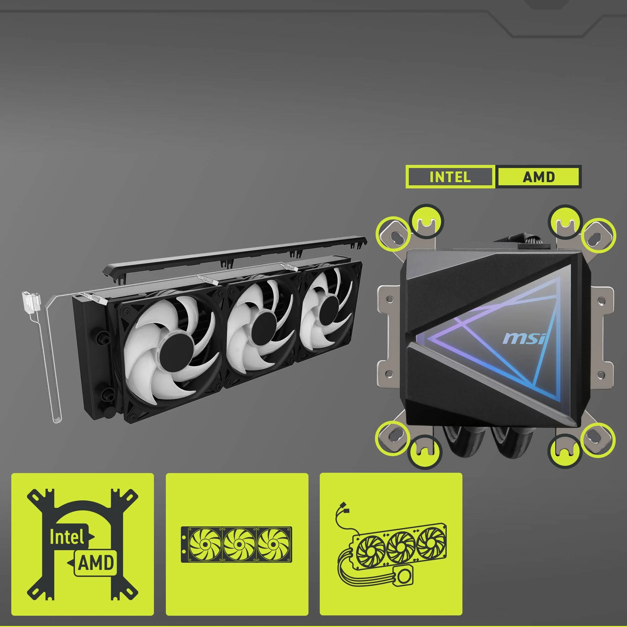 Document DIY Dostu UNI Braket Tak�l� gelen UNI braketi hem Intel hem de AMD soketlerle uy