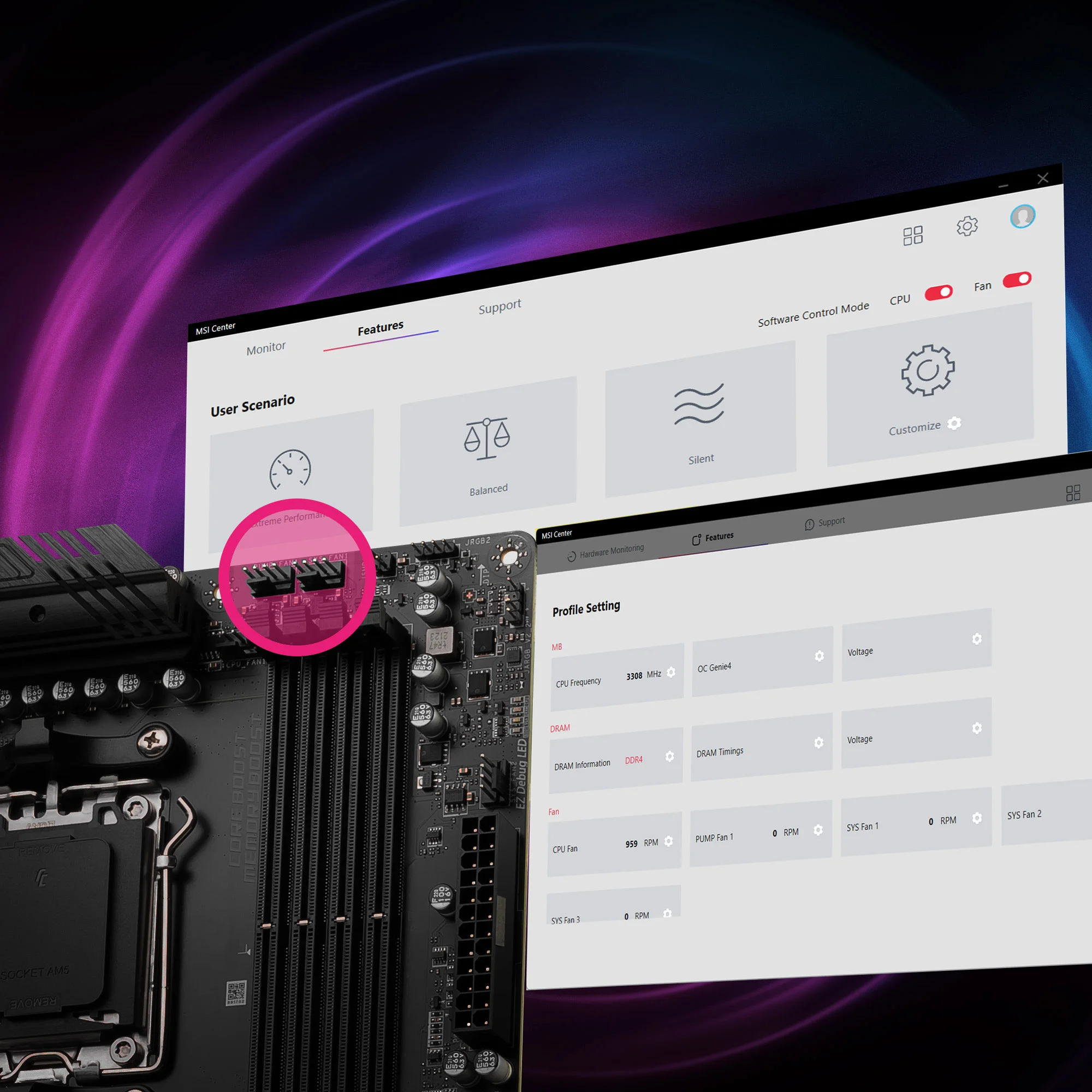 Document MSI Center Optimizasyonu MSI Center yaz�l�m�, MSI anakartlarda farkl� so�utma pr