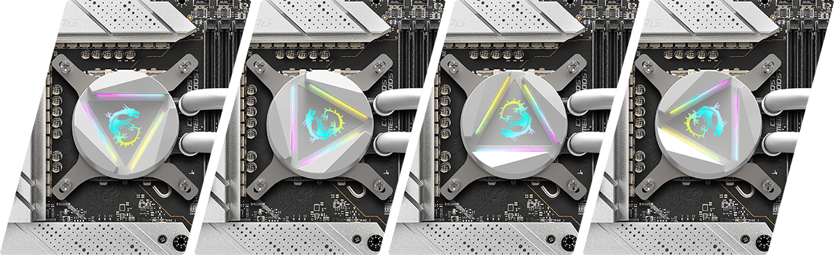 MAG CORELIQUID 360R V2 WHITE ROTATABLE BLOCKHEAD