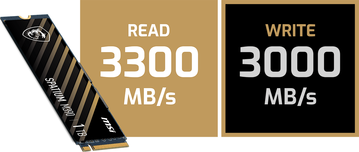 SPATIUM M390 MSI Spatium m390 read and write speed