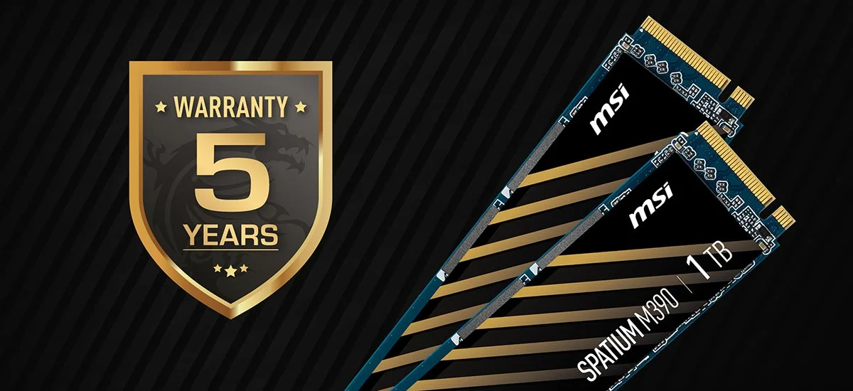 SPATIUM M390 msi ssd 5 year warranty