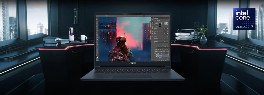 STEALTH 14 AI STUDIO A1VFG-063TR stealth 14 ai studio a1vfg 063tr gelecek nesil hibrit performans intel core ultra 7 155h cpu