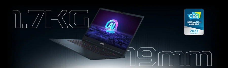 STEALTH 14 AI STUDIO A1VFG-063TR stealth 14 ai studio a1vfg 063tr goz kamastiran renkler zarif tasarim