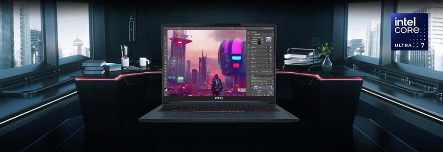STEALTH 16 AI STUDIO A1VFG-037TR stealth 16 ai studio a1vfg 037tr gelecek nesil hibrit performans intel core ultra 7 155h cpu max
