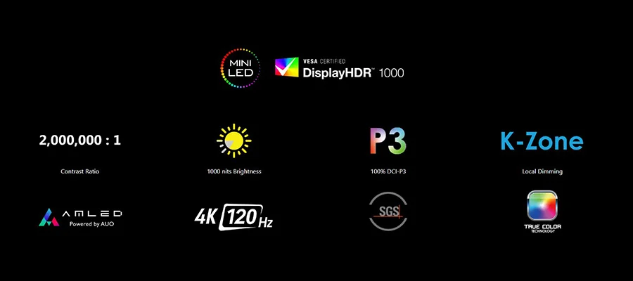 TITAN 18 HX AI A2XWJG-620TR titan 18 hx ai a2xwjg 620tr 18 inch 4k mini led 120hz ekran