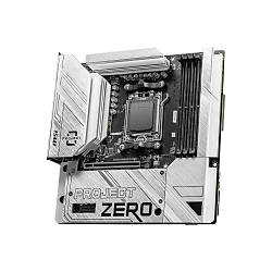 MSI MB B650M PROJECT ZERO AM5 DDR5 7600MHZ(OC) HDMI DP M.2 USB3.2 2.5G LAN WI-FI 6E MATX