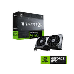 MSI VGA GEFORCE RTX 5070 12G VENTUS 2X OC RTX5070 12GB GDRR7 192B DX12 PCIE 5.0 X16 (3XDP 1XHDMI)