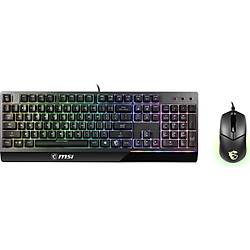 MSI GG VIGOR GK30 TR GAMING KEYBOARD VE CLUTCH GM11 GAMING MOUSE