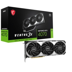 MSI VGA GEFORCE RTX 4070 VENTUS 3X E 12G OC RTX4070 12GB GDDR6X 192B DX12 PCIE 4.0 X16 (3XDP 1XHDMI)