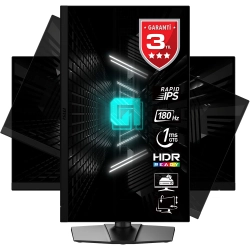 MSI 27 G272QPF E2 2560x1440 (WQHD) 16:9 FLAT RAPID IPS 180HZ 1MS ADAPTIVE-SYNC PIVOT GAMING MONITOR