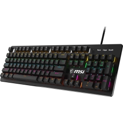 MSI GG FORGE GK300 RED TR GAMING KEYBOARD MEKANIK RED SWITCH RGB BACKLIGHT