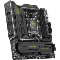 MSI MB MAG B850M MORTAR WIFI AM5 DDR5 8200MHZ(OC) HDMI 3X M.2 USB 20GBS 5G LAN WI-FI 7 MATX