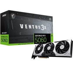 MSI VGA GEFORCE RTX 5060 8G VENTUS 3X RTX5060 8GB GDDR7 128B DX12 PCIE 5.0 X16 (3XDP 1XHDMI)