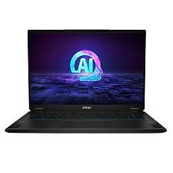 MSI NB STEALTH 18 AI STUDIO A1VHG-035TR ULTRA 9 185H 32GB DDR5 RTX4080 GDDR6 12GB 2TB SSD 18.0 UHD+ 120Hz W11 HOME