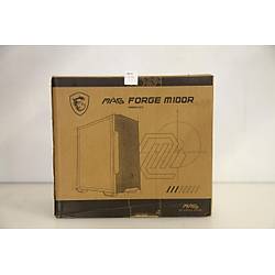MSI MAG FORGE M100R WHITE 4x120mm ARGB Fanl� Beyaz Micro ATX Gaming Kasa (Outlet - Te�hir)