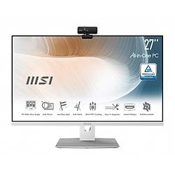 MSI MODERN AM271P 11M-020TR 27 LED 1920X1080 (FHD) I5-1135G7 8GB DDR4 512GB SSD W10 ERGONOMIK SIYAH AIO PC