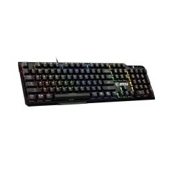 MSI GG VIGOR GK41 LR TR MEKANIK GAMING KLAVYE KAILH LINEAR RED SWITCHES 10 BOLGEDE 10 DAN FAZLA RGB LED AYDINLATMA EFEKTI. TURKCE Q