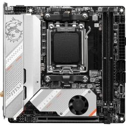 MSI MB MPG B650I EDGE WIFI AM5 DDR5 7200MHZ(OC) HDMI M.2 USB3.2 2.5G LAN WIFI 6E MINI-ITX