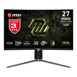 MSI 27" MAG 274CQPDF X32 QHD:320Hz HD:400Hz 0.5ms Rapid VA Curve 1500R AMD FreeSync Premium WQHD