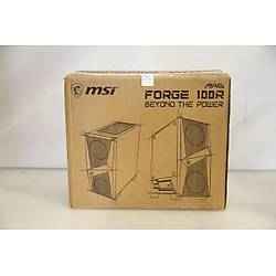 MSI MAG FORGE 100R 2x120mm ARGB 1x120mm Fanl� Siyah ATX Gaming Kasa (Outlet - Te�hir)