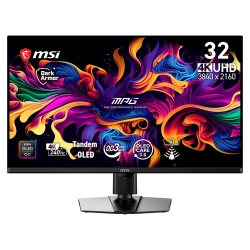 MSI 31.5" MPG 322UR QD-OLED X24 240Hz 0.03ms QD-OLED Flat AMD FreeSync Premium Pro Pivot UHD