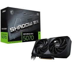 MSI VGA GEFORCE RTX 5070 12G SHADOW 2X OC RTX5070 12GB GDRR7 192B DX12 PCIE 5.0 X16 (3XDP 1XHDMI)