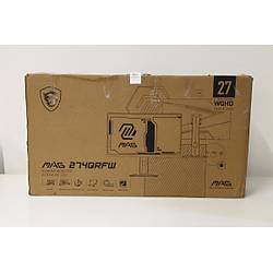 MSI 27" MAG 274QRFW 180Hz 1ms Rapid IPS Flat Adaptive-Sync Pivot WQHD (Outlet - Servis Tamirli / Durumu Belirsiz)