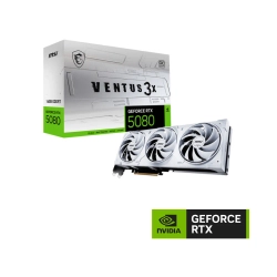 MSI VGA GEFORCE RTX 5080 16G VENTUS 3X OC WHITE RTX5080 16GB GDRR7 256 B DX12 PCIE 5.0 X16 (3XDP 1XHDMI)