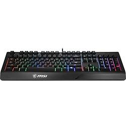 MSI GG VIGOR GK20 TR GAMING KEYBOARD RAINBOW ARKA AYDINLATMA ANTIGHOSTING MEMBRAN SIVI DOKULMESINE DAYANIKLI OYUNCU KLAVYESI TURKCE