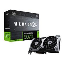 MSI VGA GEFORCE RTX 5070 12G VENTUS 2X OC RTX5070 12GB GDRR7 192B DX12 PCIE 5.0 X16 (3XDP 1XHDMI)
